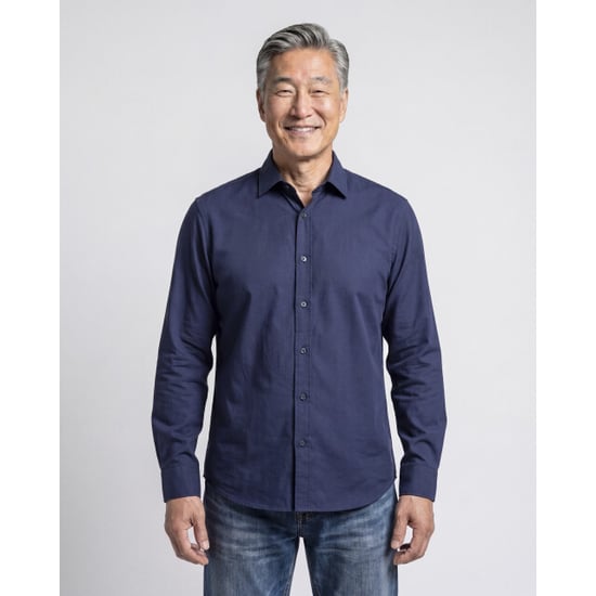 Campbell Casual overhemd donker - Image 1