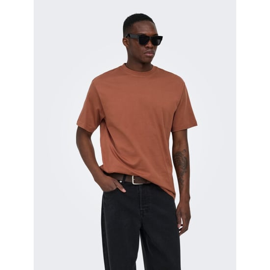 Only & Sons onsfred rlx ss tee noos 22022532 rustic brown - Image 2