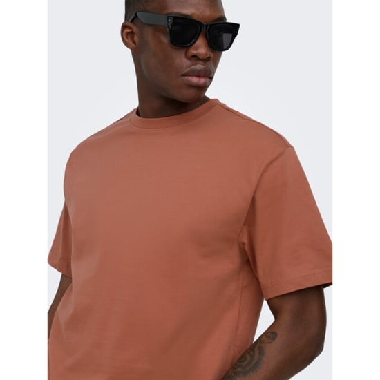 Only & Sons onsfred rlx ss tee noos 22022532 rustic brown - Image 4