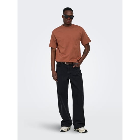 Only & Sons onsfred rlx ss tee noos 22022532 rustic brown - Image 5