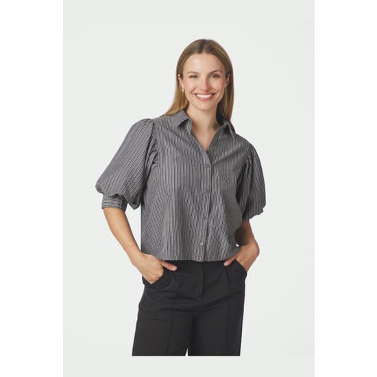 Neo Noir etta stripe b shirt 169544 104 dark grey - Image 2