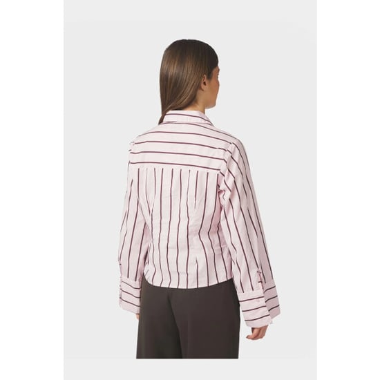 Neo Noir rosa wide stripe shirt 169704 754 light pink - Image 2