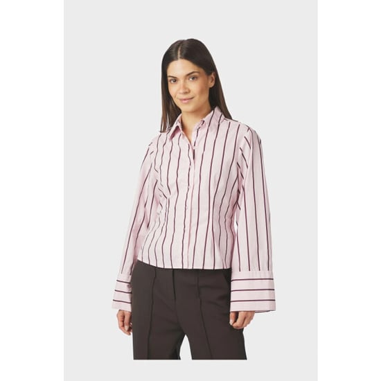 Neo Noir rosa wide stripe shirt 169704 754 light pink - Image 4