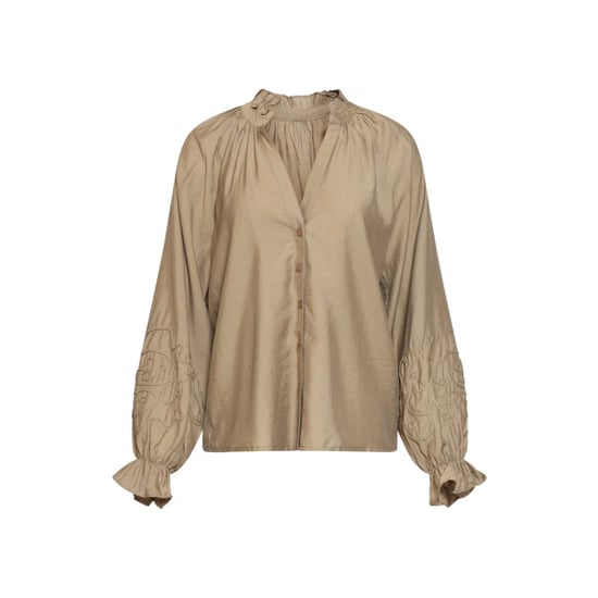 Smashed Lemon Blouse van luchtige stof met borduurdetails | - Image 4