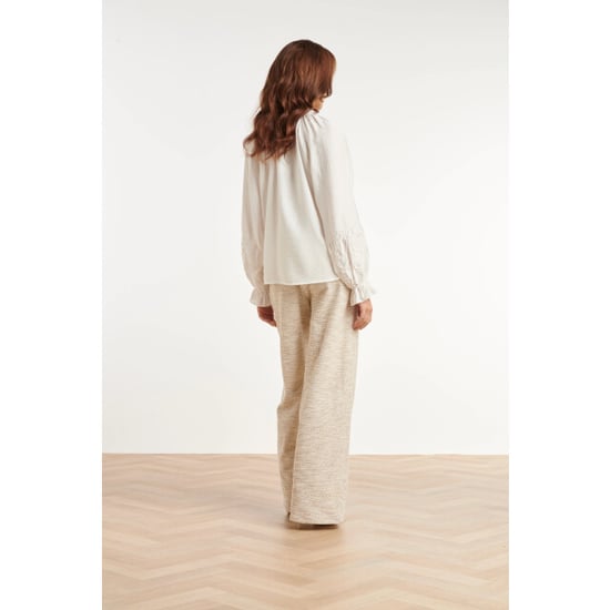 Smashed Lemon Blouse van luchtige stof met borduurdetails | - Image 5