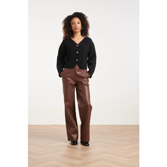 Smashed Lemon Rechte pantalon van faux leather | - Image 1