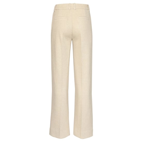 Smashed Lemon Wide leg broek van geweven stof met visgraatstructuur | - Image 2