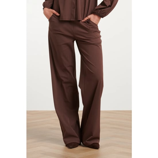 Smashed Lemon Broek met wijde pijpen in comfortabele travel quality | - Image 5