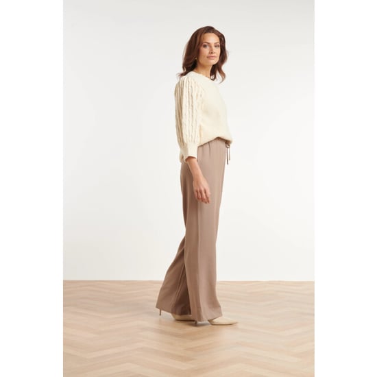 Smashed Lemon Soepelvallende broek met trekkoord | - Image 2