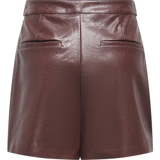 Only Onljulia faux leather shorts otw rum raisin - Image 4