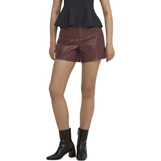 Only Onljulia faux leather shorts otw rum raisin - Image 6