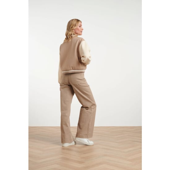 Smashed Lemon Bomberjack in beige en crème | - Image 3