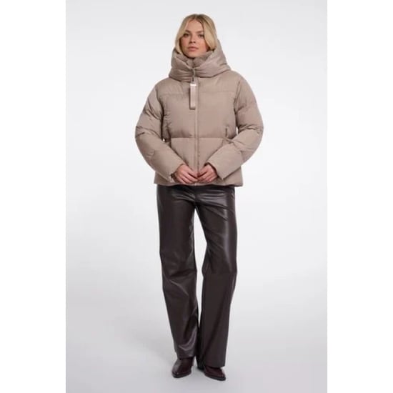 Rino & Pelle Joni.7002612 rino en pelle padded jacket with detachable collar mocha latte - Image 2