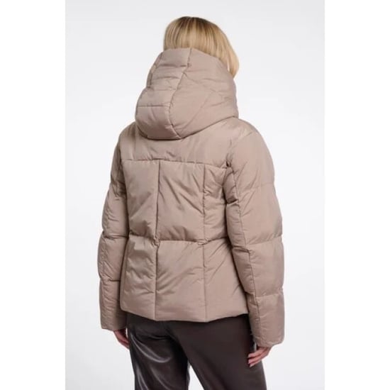 Rino & Pelle Joni.7002612 rino en pelle padded jacket with detachable collar mocha latte - Image 3