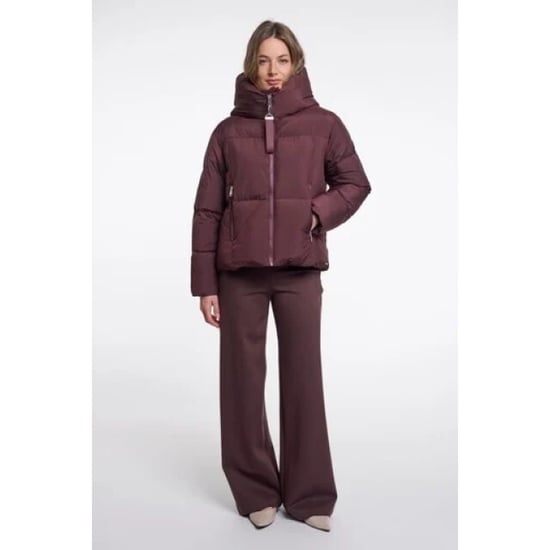 Rino & Pelle Joni.7002612 rino en pelle padded jacket with detachable collar fudge cloak - Image 4