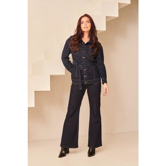 Smashed Lemon Donker indigo flared jeans | - Image 3