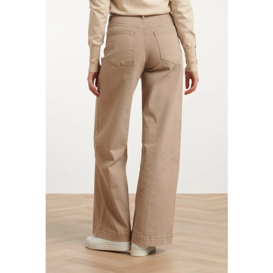 Smashed Lemon Broek met wijde pijpen in warme tint | - Image 4