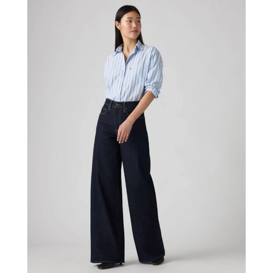 Levi's 728 high rise wide leg jeans retro rinse lb - Image 3