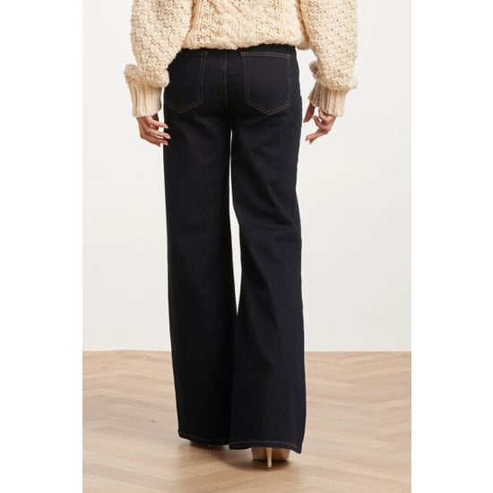 Smashed Lemon Donker indigo flared jeans | - Image 6