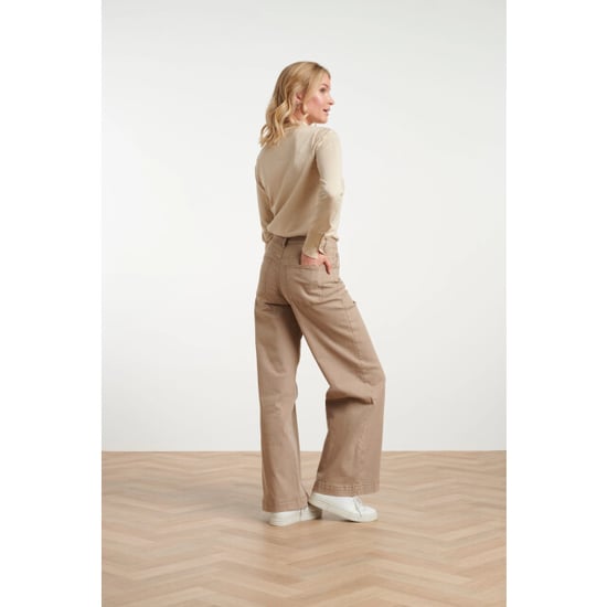 Smashed Lemon Broek met wijde pijpen in warme tint | - Image 5