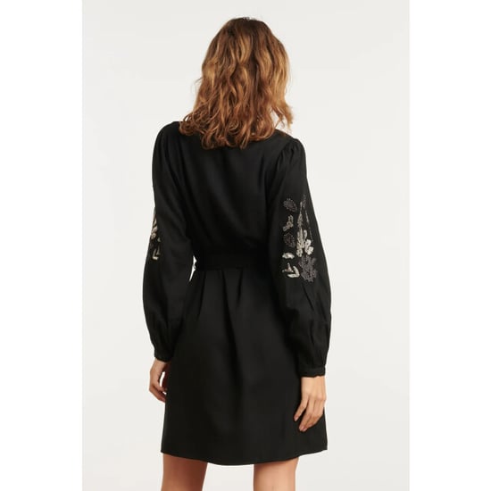 Smashed Lemon 25796 – jurk met handgeborduurde mouwen en ceintuur | - Image 5