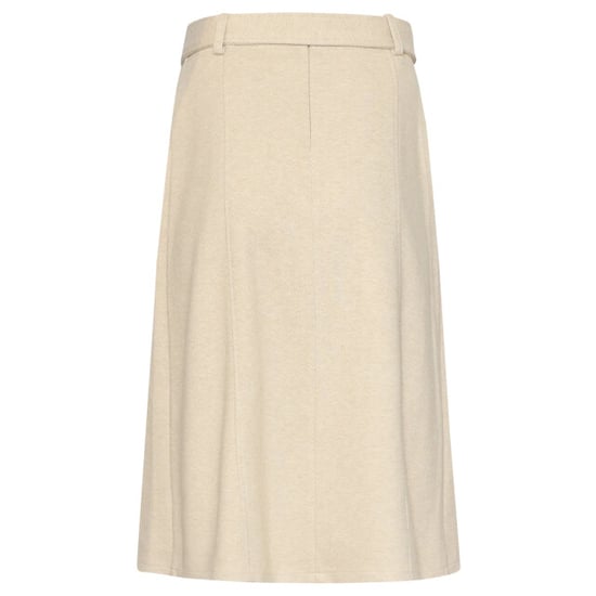 Smashed Lemon Midi rok van geweven stof met visgraatstructuur | - Image 5