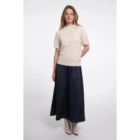 Rino & Pelle Lian.7002611 rino en pelle midi skirt dark navy - Image 2
