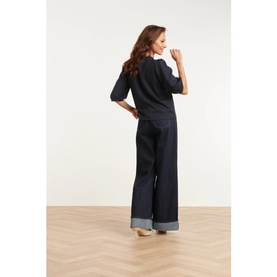 Smashed Lemon Stretch top met pofmouwen | - Image 6