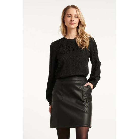 Smashed Lemon 25708 zwarte jacquard top | - Image 1