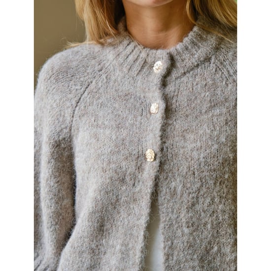 Neo Noir benuta fluffy knit cardigan 165816 976 melange - Image 2