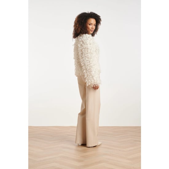 Smashed Lemon Fluffy vest met lusstructuur | - Image 6