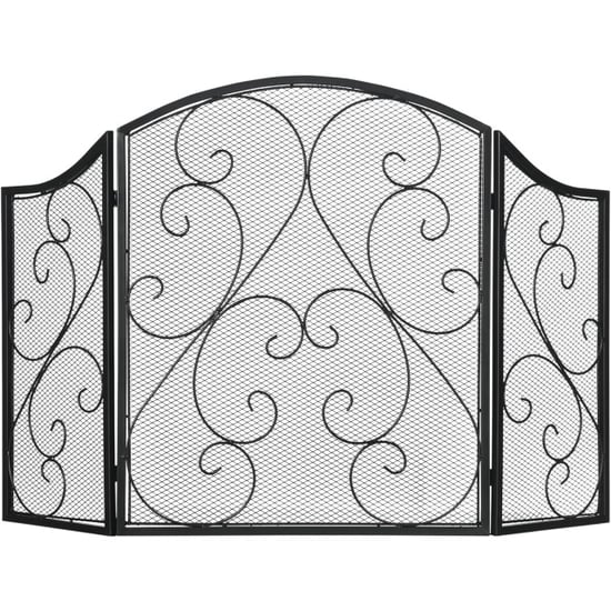 4goodz Haardscherm vonkenscherm vintage 66x31cm - - Image 1