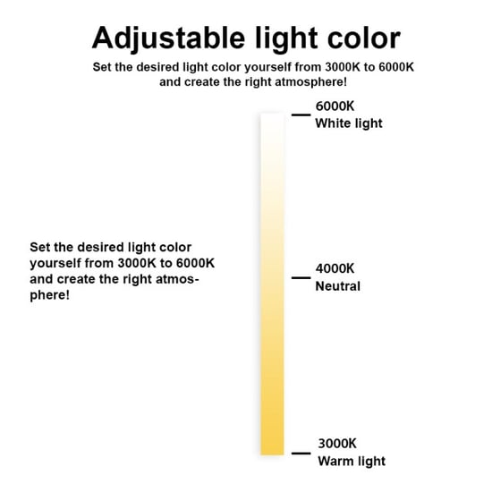 Vtw Living badkamerspiegel ovaal met led verlichting en verwarming zwart 90 x - Image 3