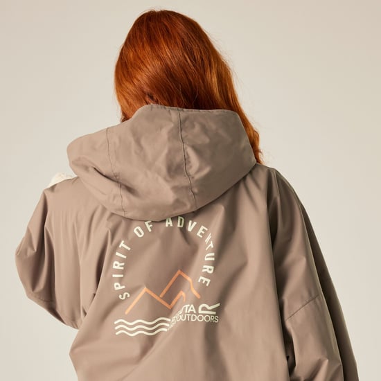 Regatta Outdoor Active Unisex Waterproof Zip Beach Surfing Changing Robe - Image 3