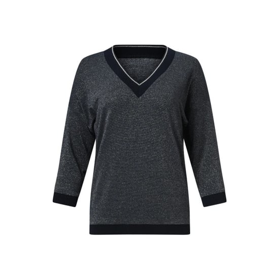 Smashed Lemon 25670 damesmet lurex losvallende top | - Image 5