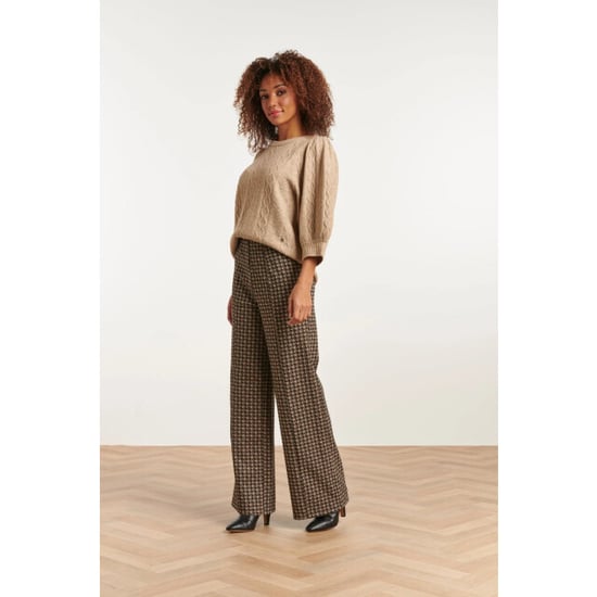 Smashed Lemon 23514 dames wijde rechte broek | - Image 4