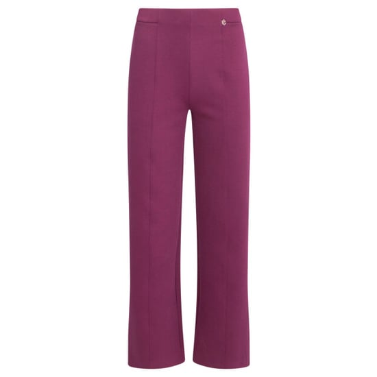 Smashed Lemon 24590 stretchy paarse flared broek | - Image 4
