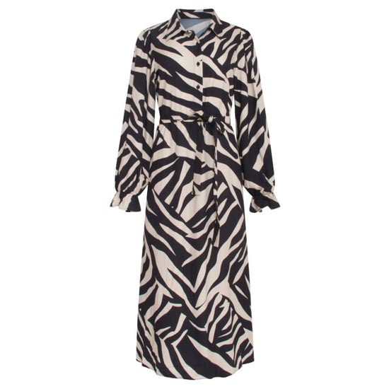 Smashed Lemon 23743-010-999 zebra print v-hals jurk voor dames | - Image 2