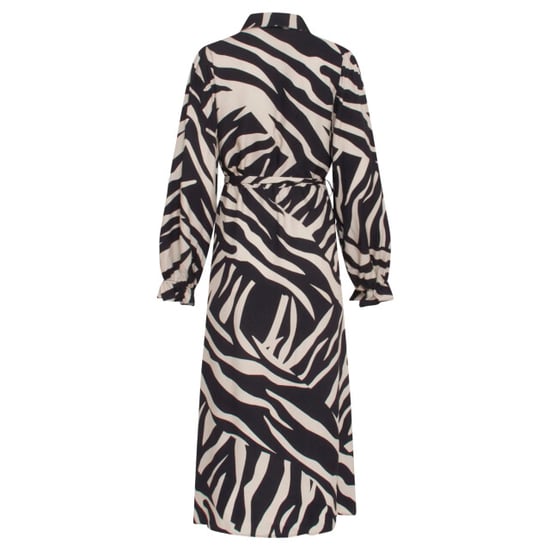 Smashed Lemon 23743-010-999 zebra print v-hals jurk voor dames | - Image 3