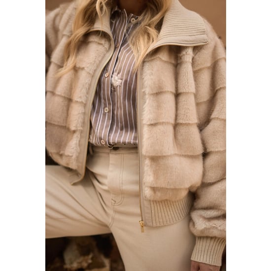 Nukus Nkf02137 340 newport blouse stripe flower taupe/offwhite - Image 2
