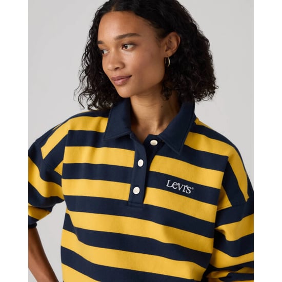 Levi's Graphic vintage rugby fleece stripe sweat - Image 2