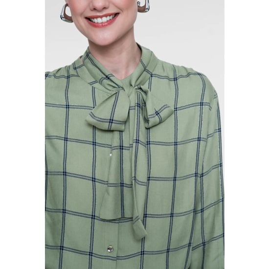 Geisha Blouse 63680-20 olive-lurex - Image 4