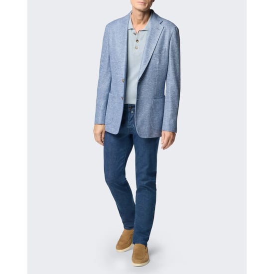 Jacob Cohën Heren broek pant 5 pkt super slim fit nick slim dark blue - Image 4