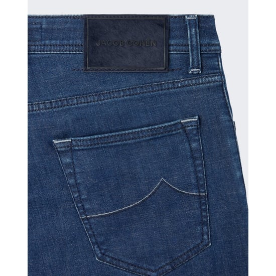 Jacob Cohën Heren broek pant 5 pkt super slim fit nick slim dark blue - Image 5