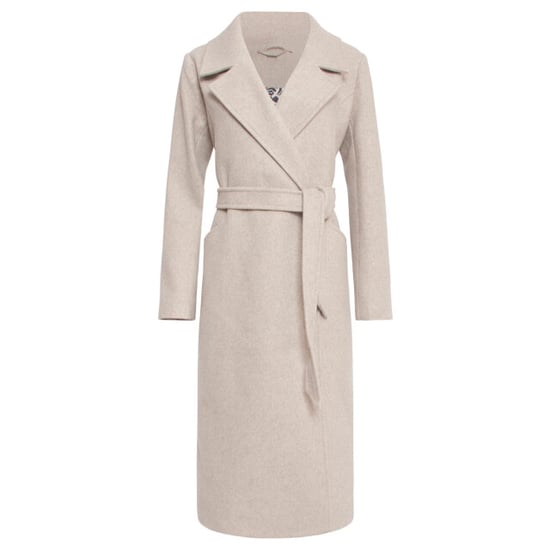 Smashed Lemon 24552 lange beige jas met grote revers - Image 5