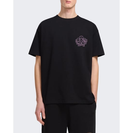 Flaneur Homme Heren happy flower t-shirt met bloemenprint - Image 2