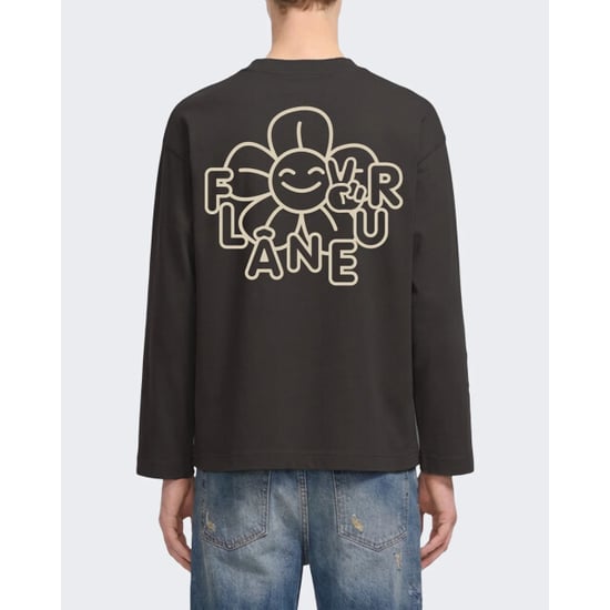 Flaneur Homme Heren longsleeve shirt met bloemenprint - Image 3
