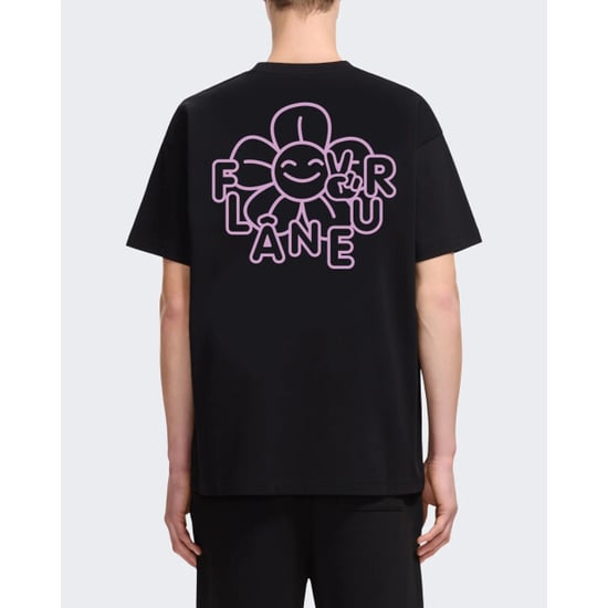 Flaneur Homme Heren happy flower t-shirt met bloemenprint - Image 3