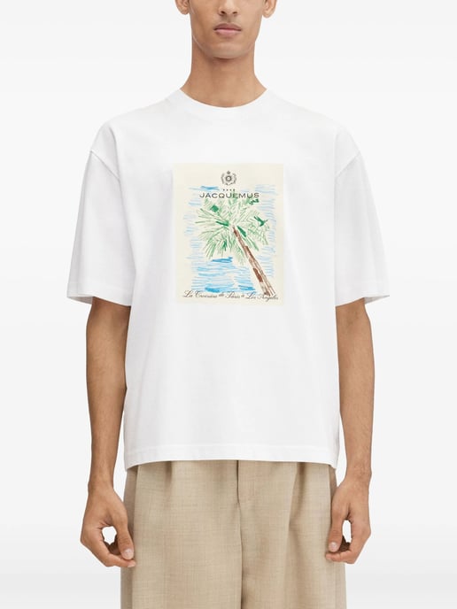 Le Marino Le Marino Marino T-Shirt in White - Image 1