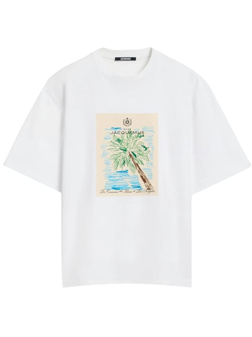 Le Marino Le Marino Marino T-Shirt in White - Image 2